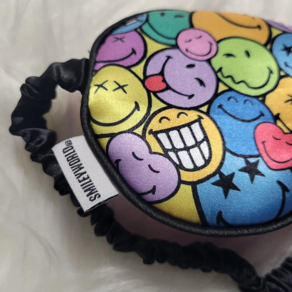 Smiley World Sleep Mask w/ Pouch